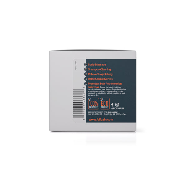 FOLIGAIN Scalp Therapy Exfoliator & Massager in Black - FOLIGAIN EUROPE