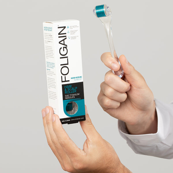 FOLIGAIN Hair & Scalp Roller 0.25 Titanium Needles - FOLIGAIN EUROPE